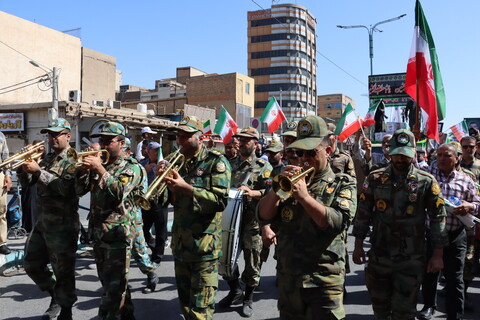 تشییع پیکر مطهر سه تن از شهدای حمله تروریستی صهیونیستی در اهواز