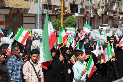 تشییع پیکر مطهر سه تن از شهدای حمله تروریستی صهیونیستی در اهواز