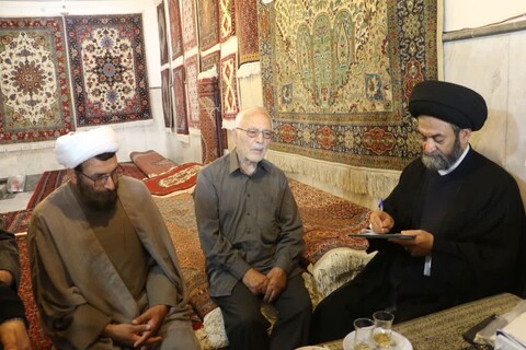 تصاویر/ حضور امام جمعه اردبیل در بازار