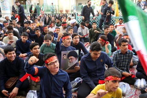 تصاویر/ اجتماع بزرگ نوجوانان فاطمی