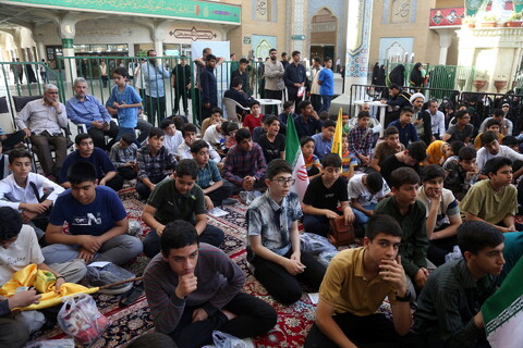 تصاویر/ اجتماع بزرگ نوجوانان فاطمی