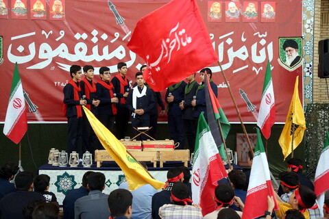 تصاویر/ اجتماع بزرگ نوجوانان فاطمی