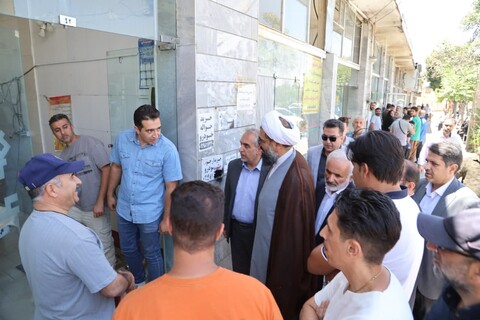 تصاویر / حضور امام جمعه همدان در بازار