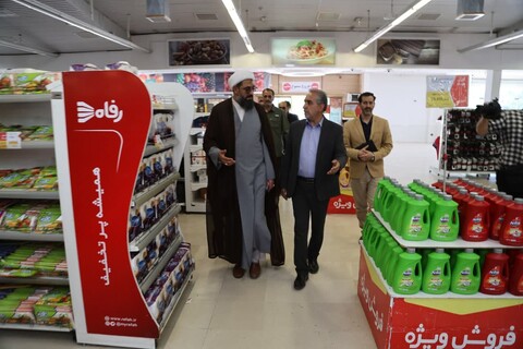 تصاویر / حضور امام جمعه همدان در بازار