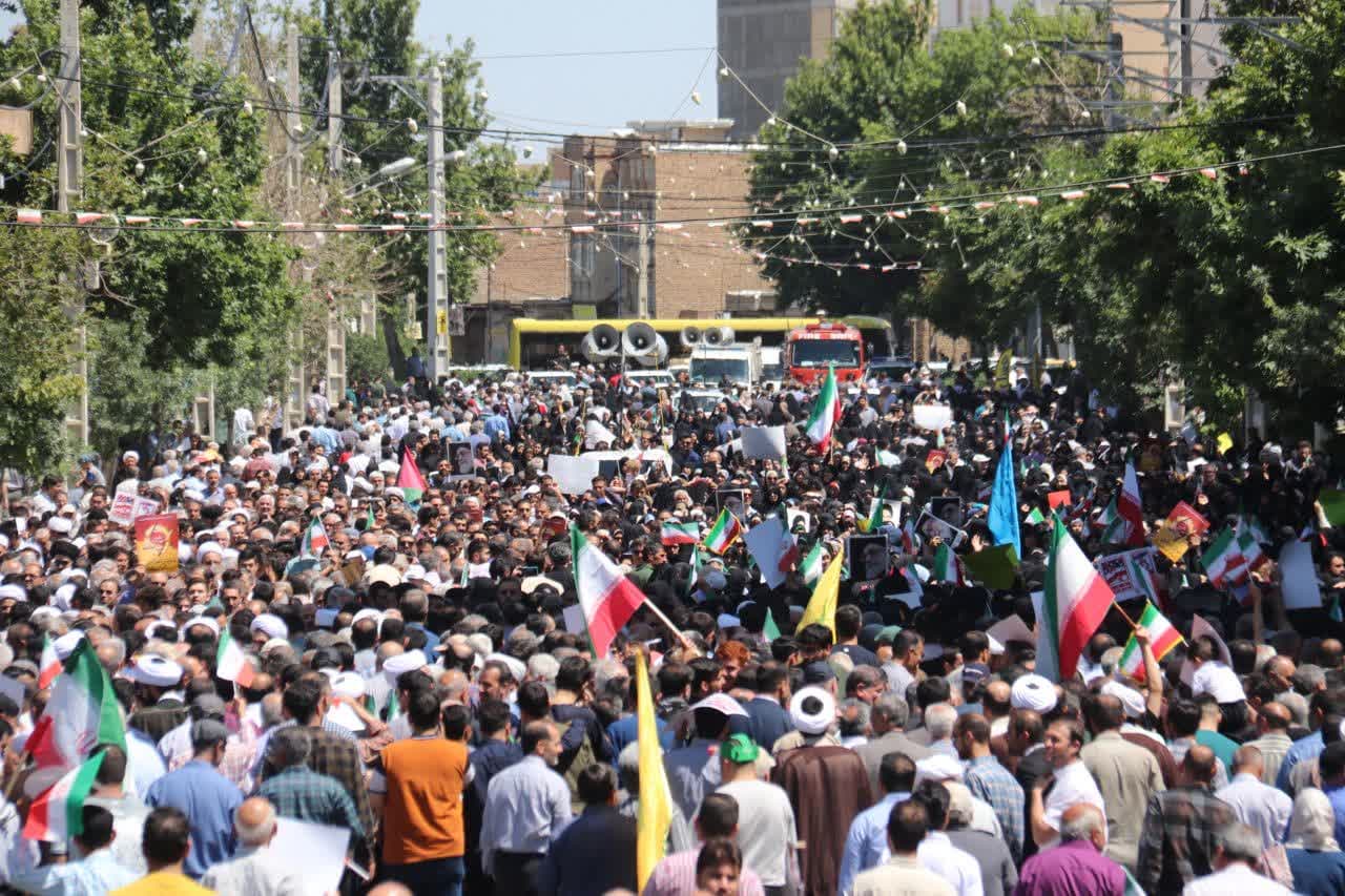 تصاویر/ راهپیمایی جمعه خشم و نصر  در ارومیه