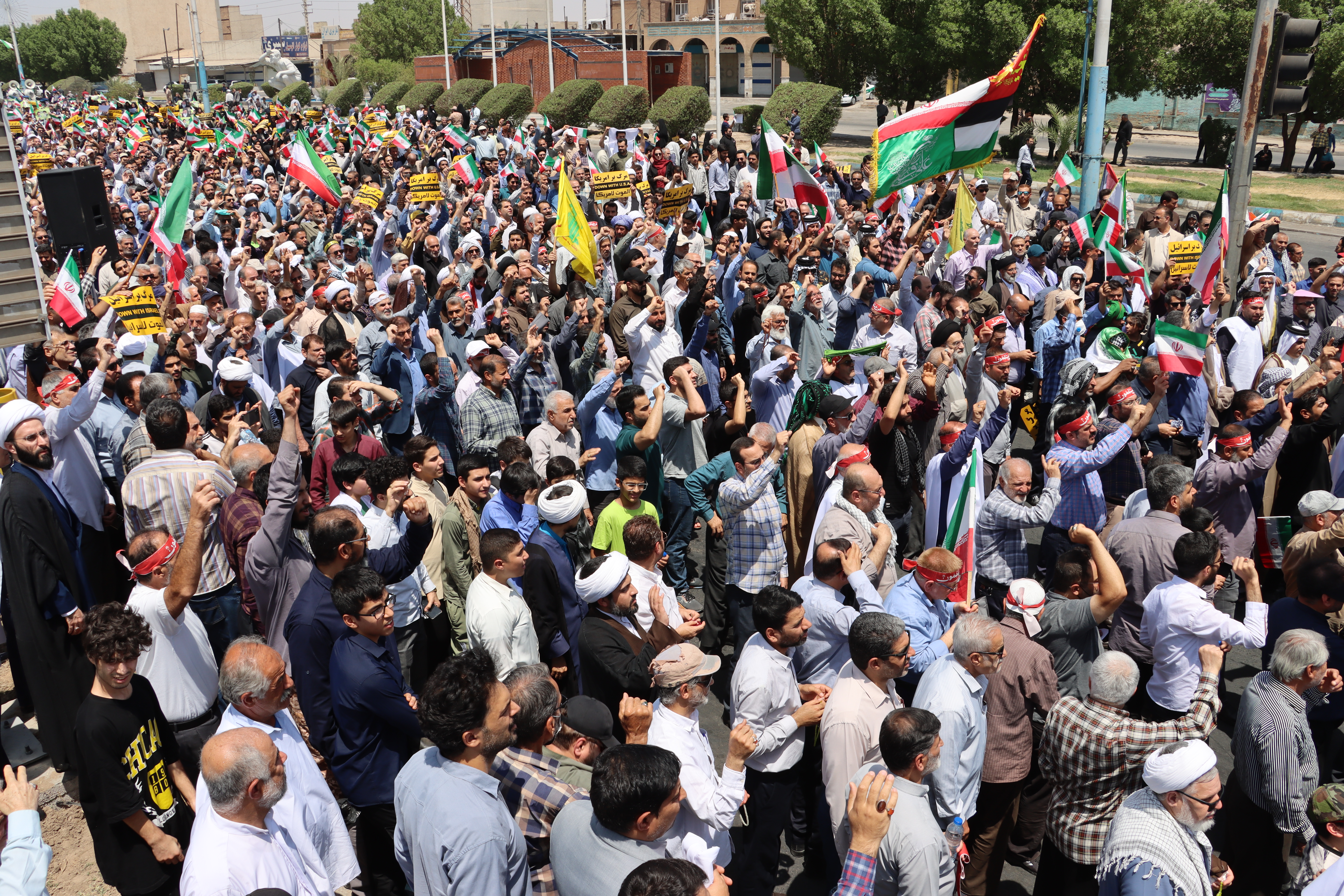 تصاویر/ راهپیمایی جمعه خشم و نصر در اهواز