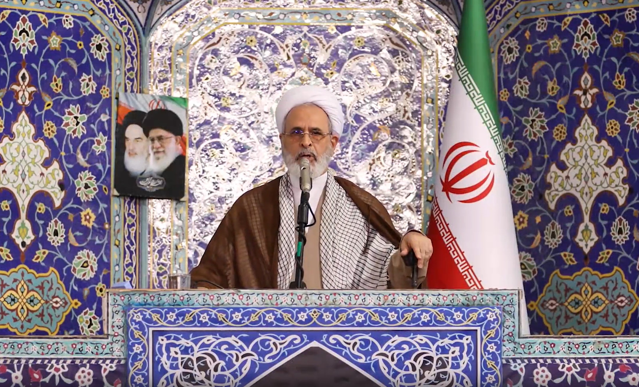 فیلم کامل خطبه اول نماز جمعه خشم و نصر قم