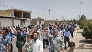 تصاویر/ نمازجمعه و راهپیمایی مردم کشکوئیه