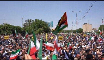 تصاویر/ خروش مردم اهواز در جمعه خشم