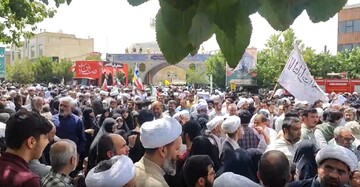 فیلم | راهپیمایی جمعه خشم و نصر در قم