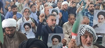 تصاویر/خروش مردم شهر ویس در جمعه خشم و نصر