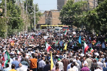 تصاویر/ راهپیمایی جمعه خشم و نصر  در ارومیه