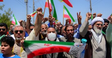 تصاویر/ راهپیمایی مردم انقلابی آبادان در جمعه خشم و نصر