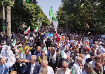 فیلم | حضور مردم خرم آباد در راهپیمایی جمعه خشم و نصر