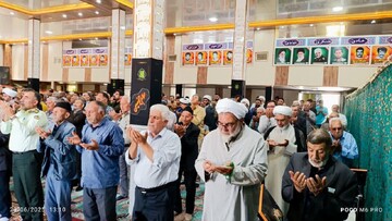 تصاویر/ اقامه نماز جمعه شهر کشاورز