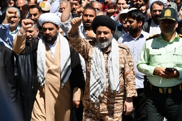 تصاویر/ راهپیمایی ضدصهیونیستی مردم ماکو