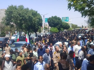 تصاویر/ راهپیمایی محکومیت جنایات رژیم صهیونیستی در اشتهارد