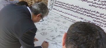 تصاویر/ امضای بیانیه محکومیت تجاوزات رژیم صهیونیستی و حمایت از رهبر انقلاب و نیروهای نظامی در نماز جمعه های اهل سنت آذربایجان غربی