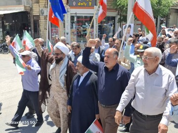 تصاویر/ برگزاری راهپیمایی جمعه های خشم و نصر شهرستان بدره