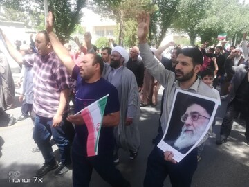 فیلم| راهپیمایی ضد صهیونیستی مردم شهرستان آشتیان