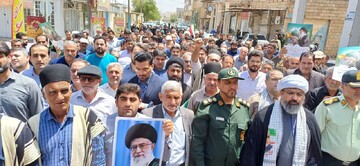 تصاویر/ خروش پرشور مردم ولایتمدار لالی در جمعه خشم و نصر