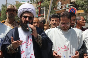 تصاویر / خروش مردم شهرستان فامنین در حمایت از نیروهای مسلح