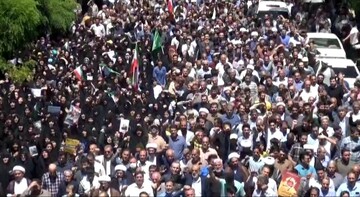 فیلم | خروش مردم نورآباد در محکومیت جنایات رژیم کودک کش اسرائیل