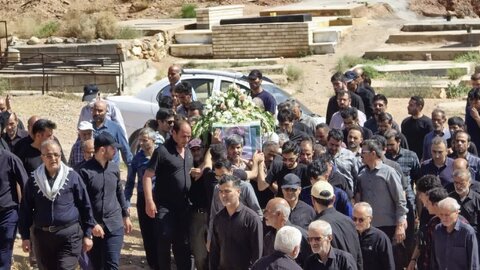 تصاویر/تشییع پیکرشهید مبارزه با اسرائیل در دیارکهن پنداس