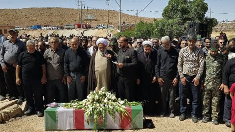 تصاویر/تشییع پیکرشهید مبارزه با اسرائیل در دیارکهن پنداس