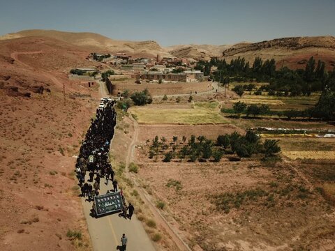 تصاویر/تشییع پیکرشهید مبارزه با اسرائیل در دیارکهن پنداس