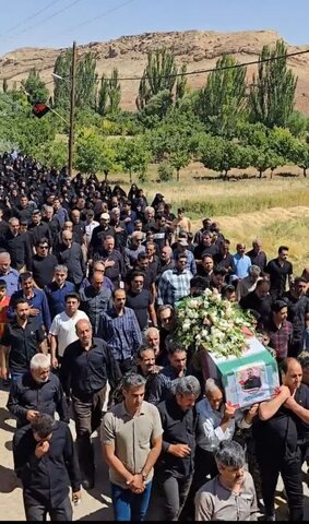 تصاویر/تشییع پیکرشهید مبارزه با اسرائیل در دیارکهن پنداس