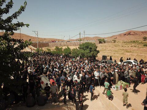 تصاویر/تشییع پیکرشهید مبارزه با اسرائیل در دیارکهن پنداس