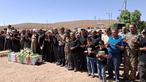 تصاویر/تشییع پیکرشهید مبارزه با اسرائیل در دیارکهن پنداس