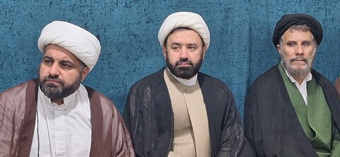 تصاویر| مراسم گرامیداشت سرداران شهید و تحلیل و بررسی پیرامون وضعیت جنگی در حوزه علمیه