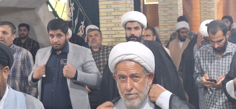 تصاویر| مراسم گرامیداشت سرداران شهید و تحلیل و بررسی پیرامون وضعیت جنگی در حوزه علمیه