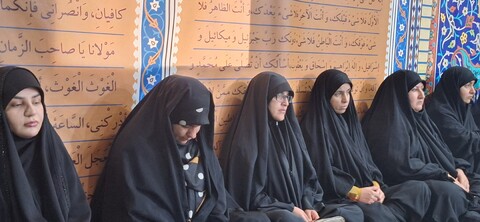 تصاویر| مراسم گرامیداشت سرداران شهید و تحلیل و بررسی پیرامون وضعیت جنگی در حوزه علمیه