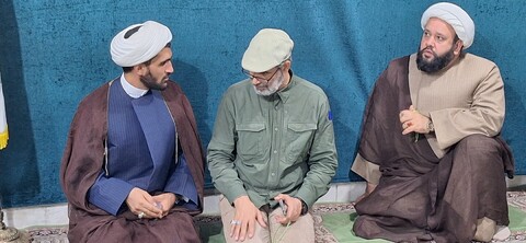 تصاویر| مراسم گرامیداشت سرداران شهید و تحلیل و بررسی پیرامون وضعیت جنگی در حوزه علمیه