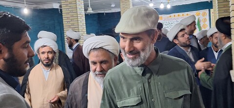 تصاویر| مراسم گرامیداشت سرداران شهید و تحلیل و بررسی پیرامون وضعیت جنگی در حوزه علمیه