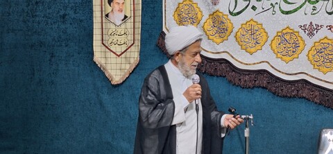 تصاویر| مراسم گرامیداشت سرداران شهید و تحلیل و بررسی پیرامون وضعیت جنگی در حوزه علمیه