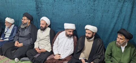 تصاویر| مراسم گرامیداشت سرداران شهید و تحلیل و بررسی پیرامون وضعیت جنگی در حوزه علمیه