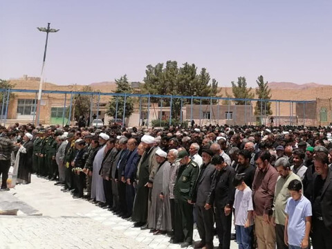 تشییع پیکر شهید مرتضی ابراهیمی بر دستان مردم شهید پرور خضری دشت بیاض