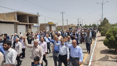 تصاویر/ نمازجمعه و راهپیمایی مردم کشکوئیه