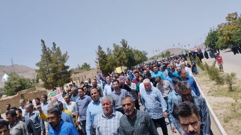 تصاویر/ راهپیمایی مردم کوهبنان در جمعه نصر و خشم