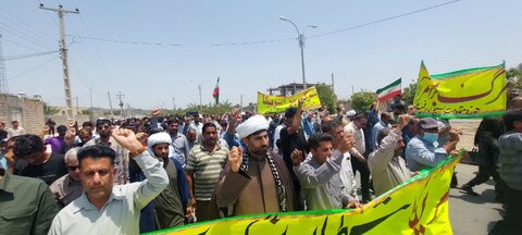 تصاویر/ نماز جمعه و راهپیمایی مردم نودژ