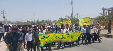 تصاویر/ نماز جمعه و راهپیمایی مردم نودژ