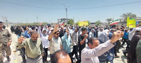 تصاویر/ نماز جمعه و راهپیمایی مردم نودژ