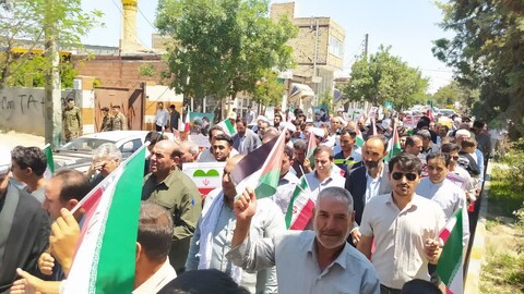 تصاویر/ راهپیمایی جمعه خشم و نصر در اصلاندوز