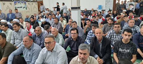 تصاویر/ اقامه نماز جمعه شهرستان بیله سوار