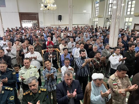 تصاویر/ اقامه نماز جمعه شهرستان بیله سوار