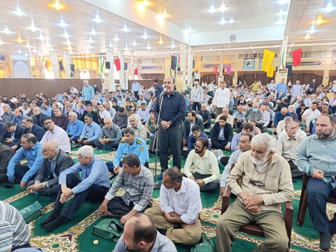 آیین عبادی سیاسی نمازجمعه بوشهر به روایت تصاویر